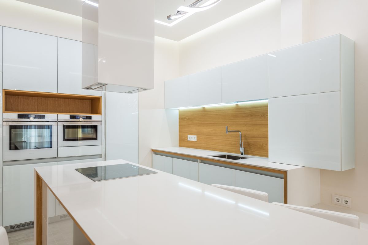 Bright residential kitchen